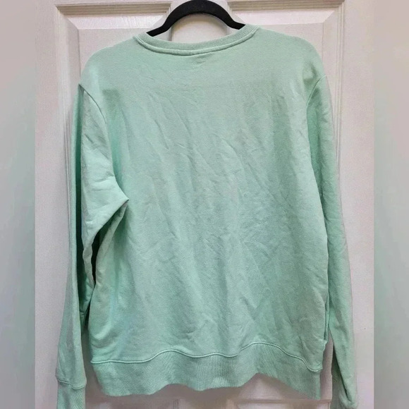Fila Mint Green Long Sleeve Womens Sweatshirt Size XL - Picture 2 of 3